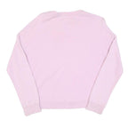 Womens Pink Sweatshirt Pyrex Crew Neck S Cotton Soft Casual Pullover
