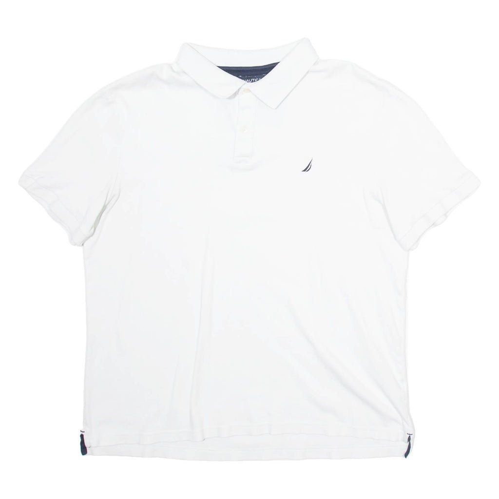 NAUTICA Mens Polo Shirt White 2XL