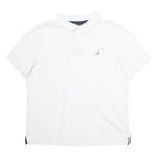 NAUTICA Mens Polo Shirt White 2XL