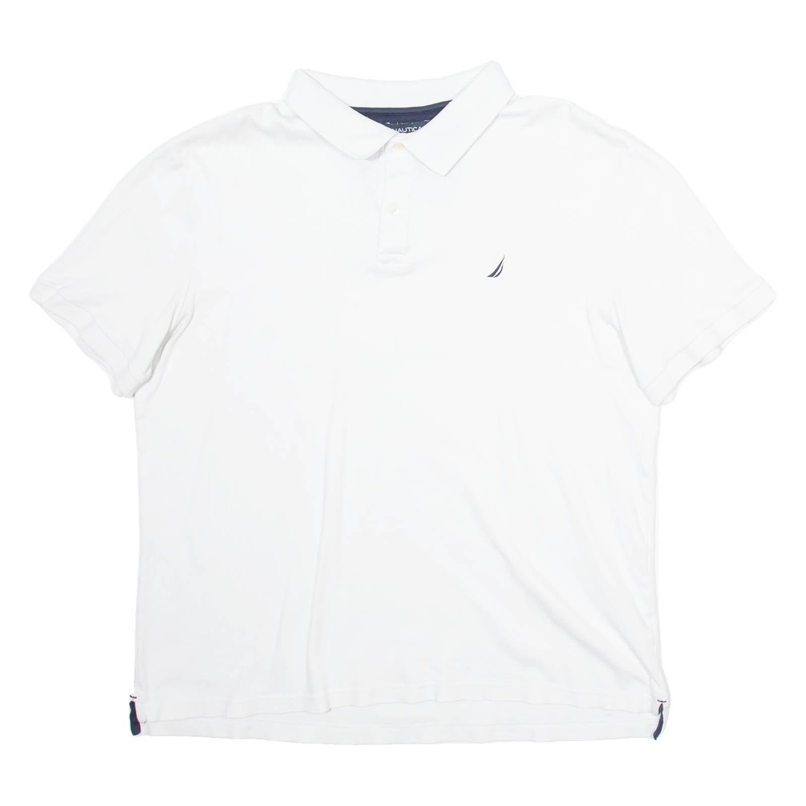 NAUTICA Mens Polo Shirt White 2XL