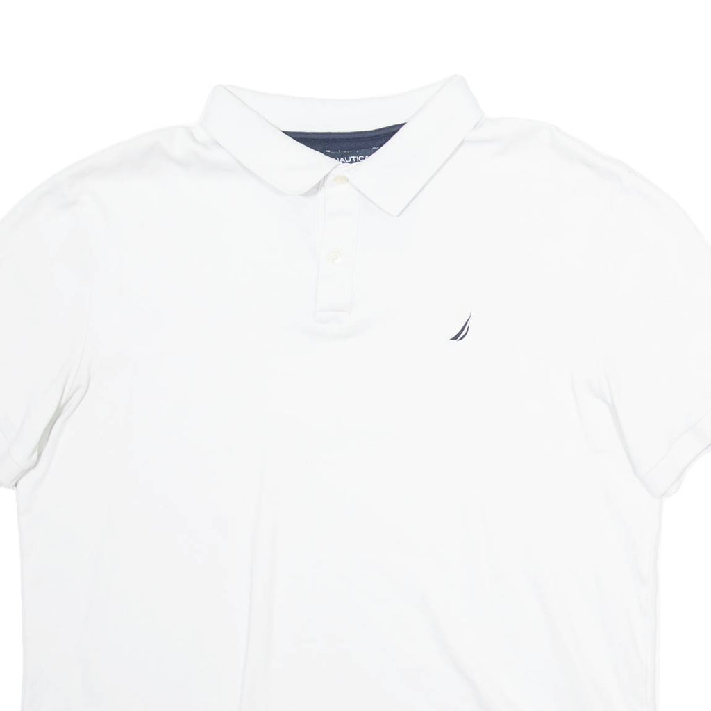 NAUTICA Mens Polo Shirt White 2XL