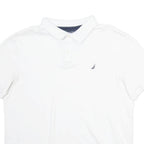 NAUTICA Mens Polo Shirt White 2XL