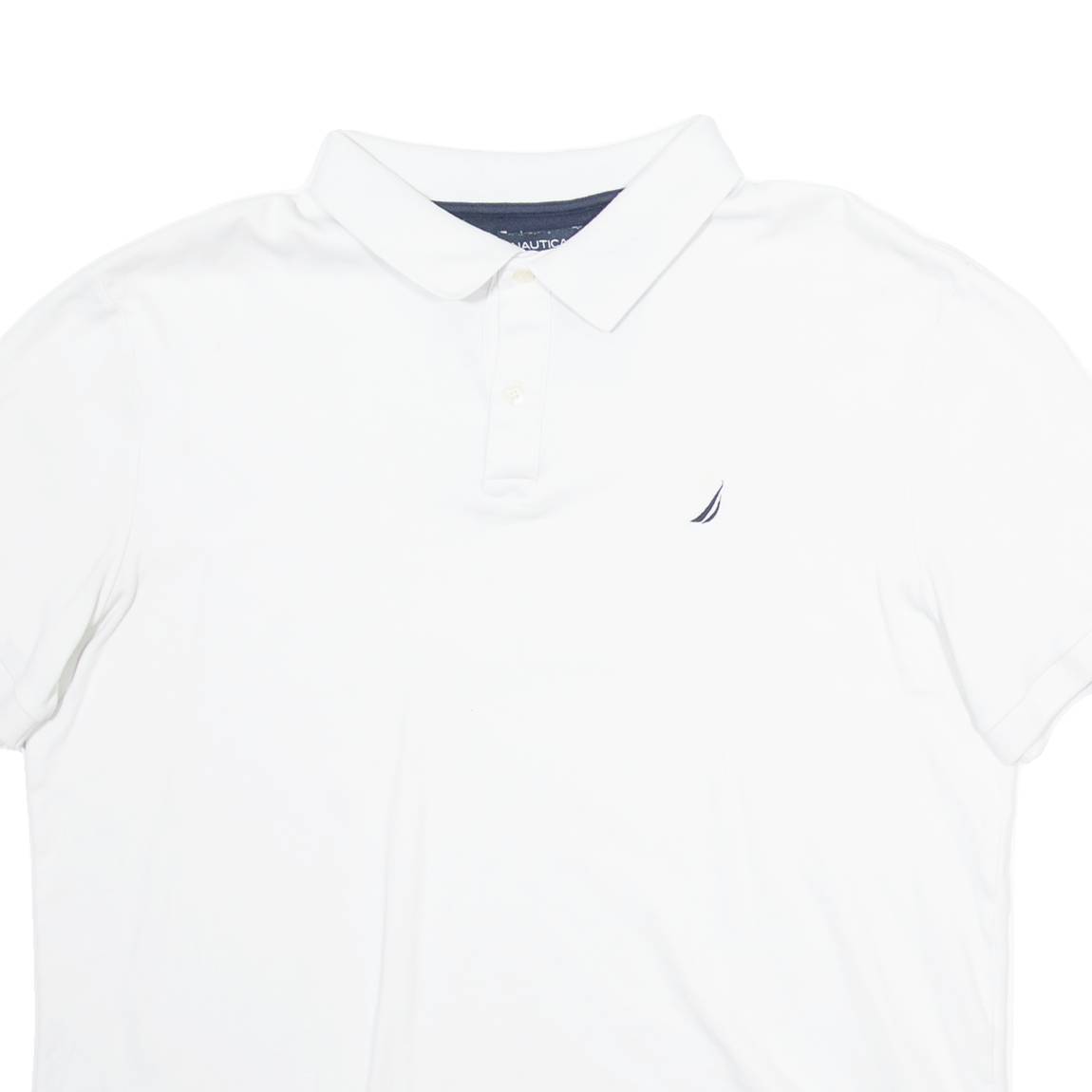 NAUTICA Mens Polo Shirt White 2XL
