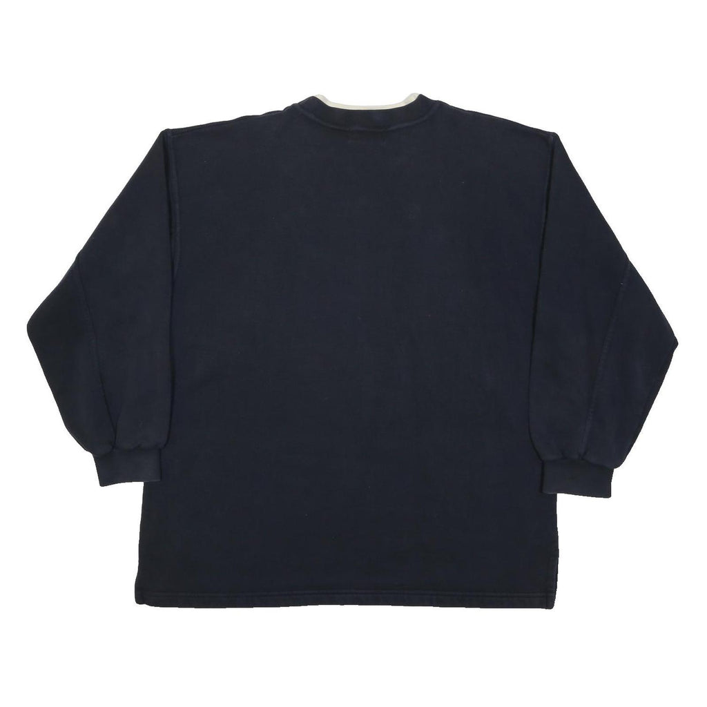 TIMBERLAND Womens Navy Blue Cotton Blend Crew Neck L Sweatshirt Hampton