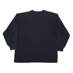 TIMBERLAND Womens Navy Blue Cotton Blend Crew Neck L Sweatshirt Hampton