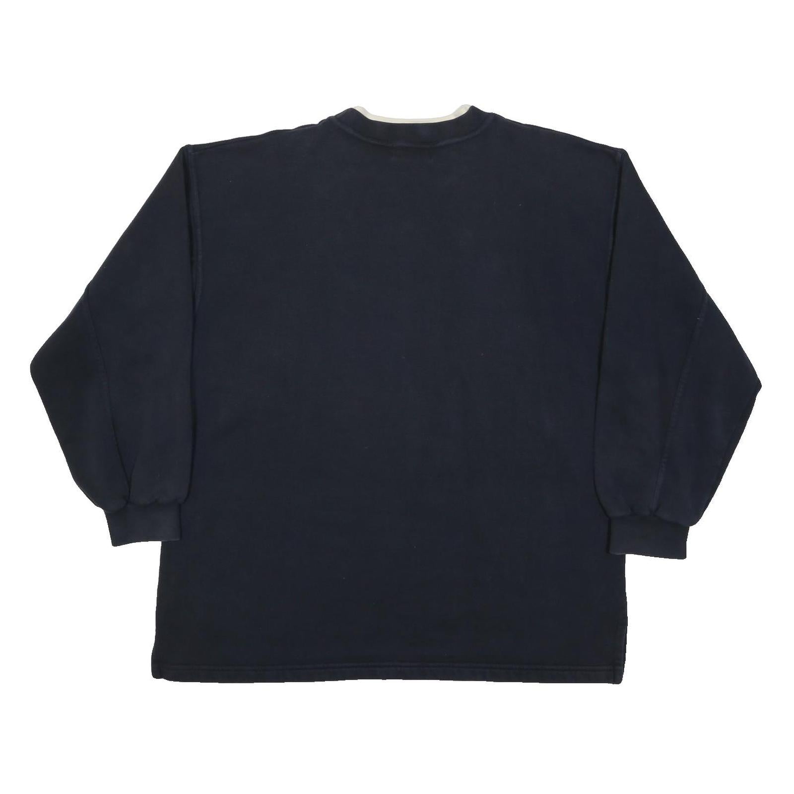 TIMBERLAND Womens Navy Blue Cotton Blend Crew Neck L Sweatshirt Hampton