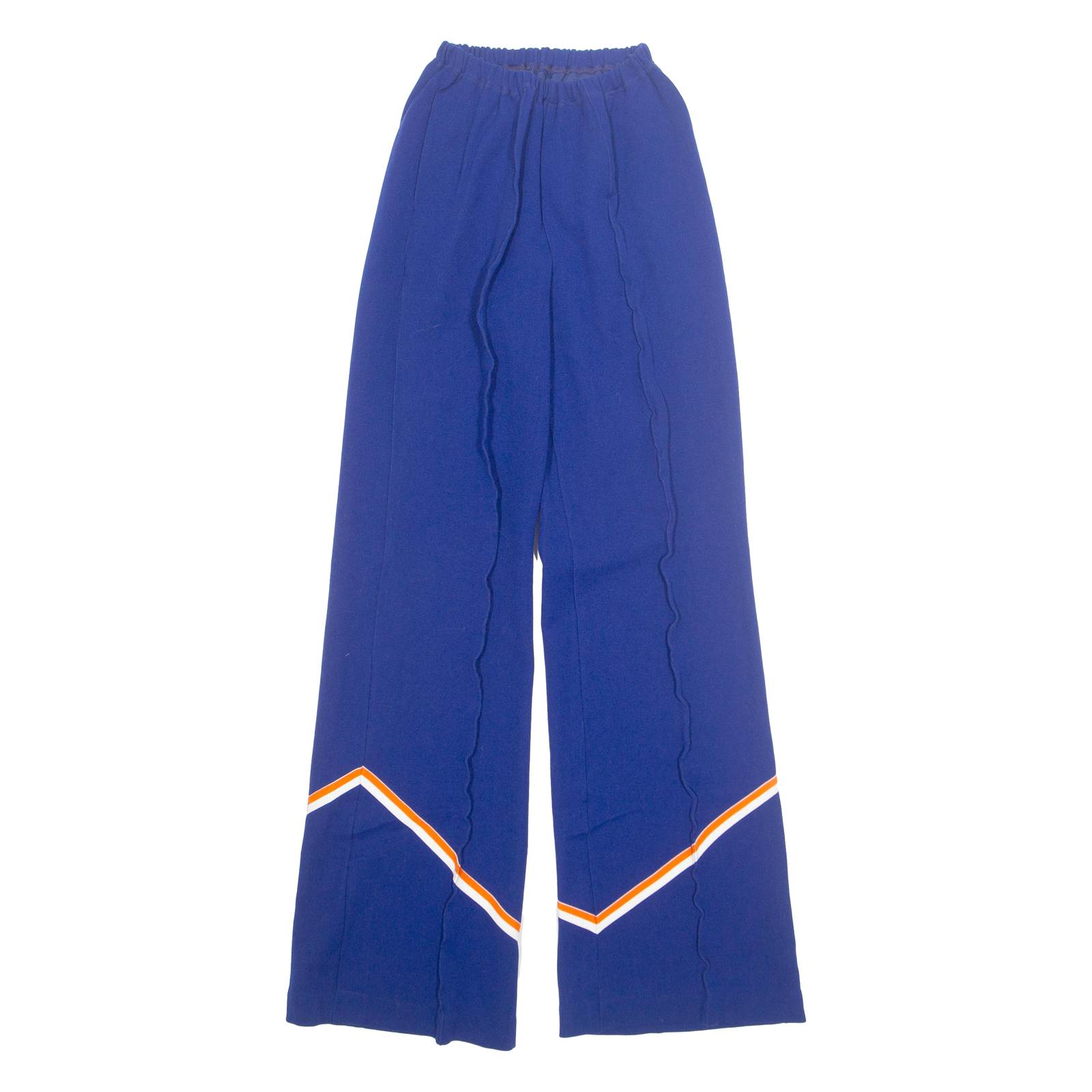 Womens Sweatpants Blue Wide-Leg XS W24 L31