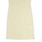 LACOSTE Womens Beige Cotton Blend Sleeveless Day Dress Size M Casual Summer Fit