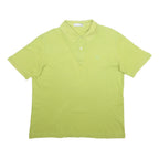 SERGIO TACCHINI Mens Green Polo Shirt Cotton L Classic Fit Embroidered Logo