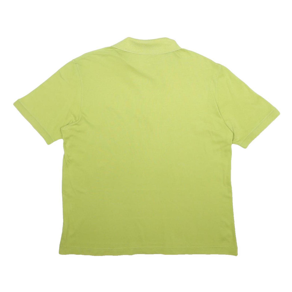 SERGIO TACCHINI Mens Green Polo Shirt Cotton L Classic Fit Embroidered Logo