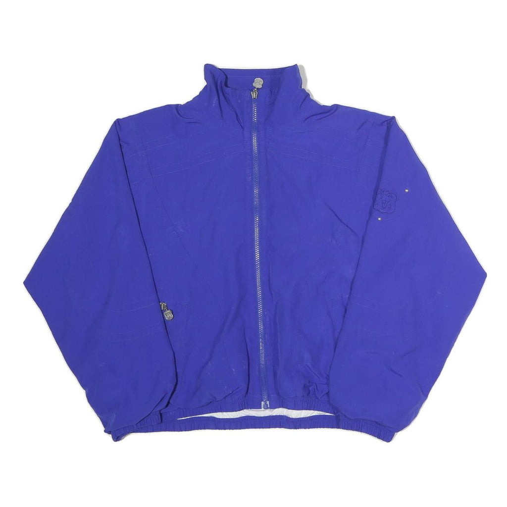 KAELIN Mens Blue Jacket L Polyester Plain Zip Closure Classic Fit Casual