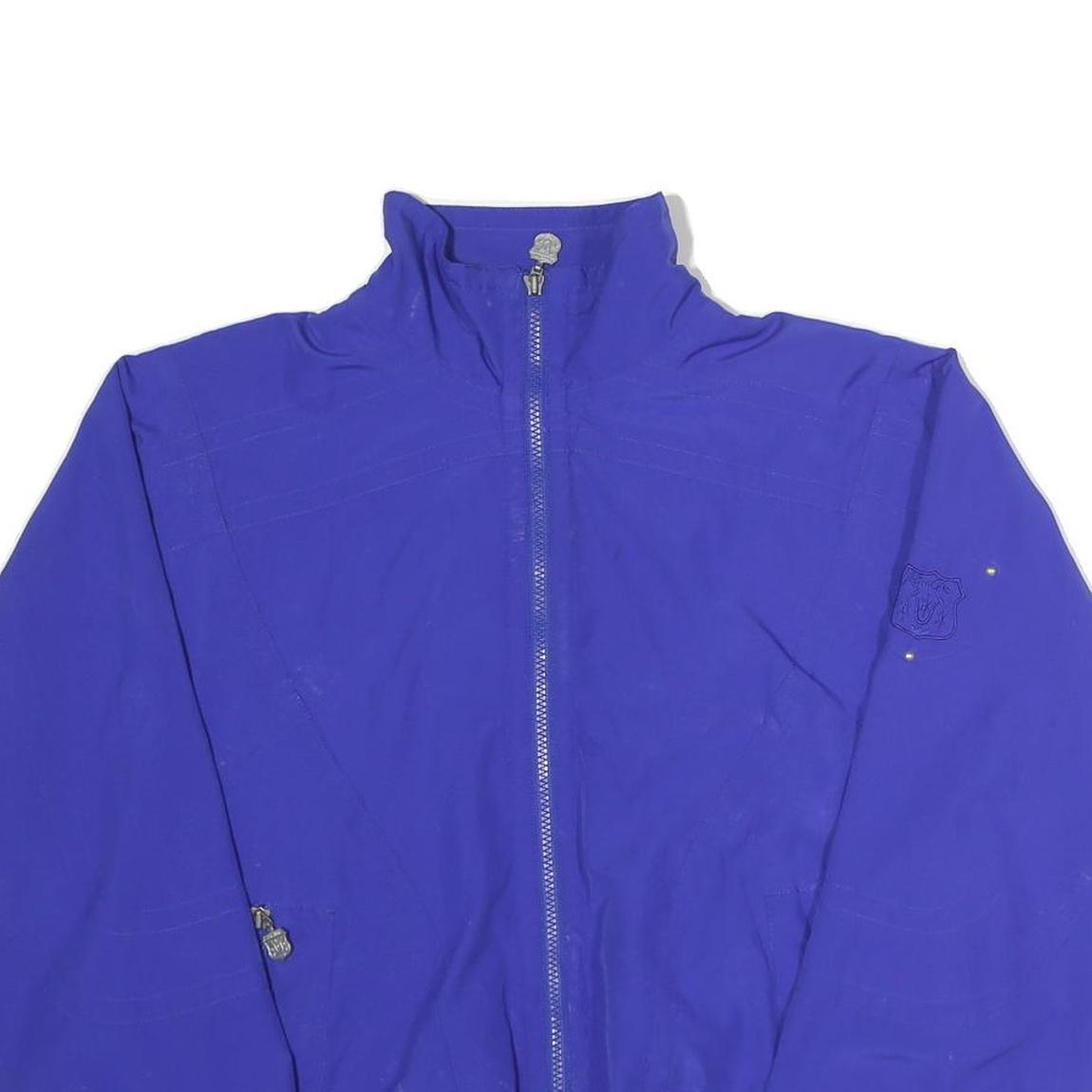 KAELIN Mens Blue Jacket L Polyester Plain Zip Closure Classic Fit Casual