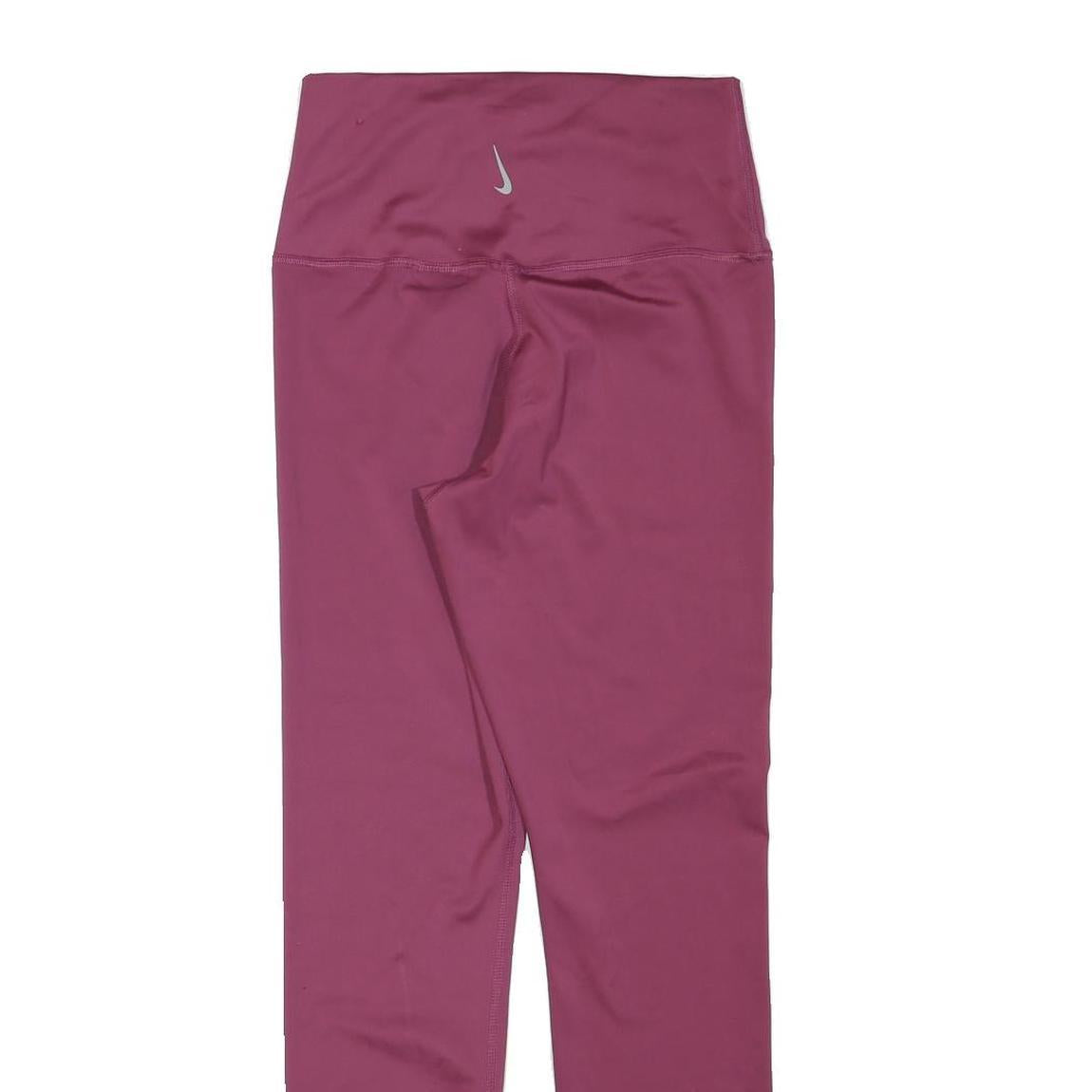 NIKE Womens Joggers Pink Slim Skinny S W24 L26 Activewear Leggings