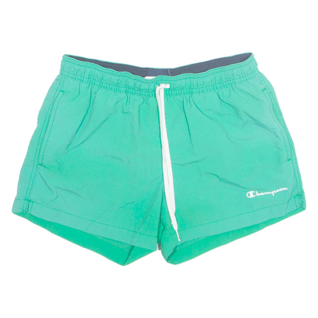 CHAMPION Mesh Lined Mens Swimming Shorts Green S W28
