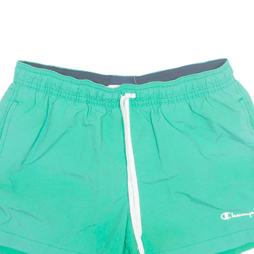 CHAMPION Mesh Lined Mens Swimming Shorts Green S W28