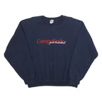 GILDAN Mens Navy Blue Campolindo Crew Neck XL Cotton Blend Sweatshirt