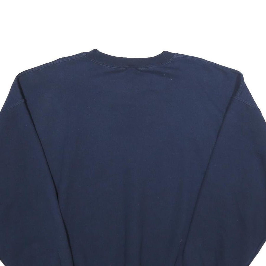 GILDAN Mens Navy Blue Campolindo Crew Neck XL Cotton Blend Sweatshirt