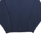 GILDAN Mens Navy Blue Campolindo Crew Neck XL Cotton Blend Sweatshirt