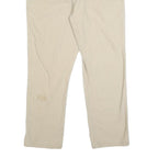 CAT Mens Cotton Blend Beige Regular Fit Straight Leg Trousers W36 L30 Durable