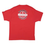 CHAMPION Mens Red Orange Lancers Graphic T-Shirt XL Short Sleeve Crew Neck