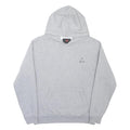 AIR JORDAN Mens Grey Pullover Hoodie S Embroidered Logo Cotton Blend Casual