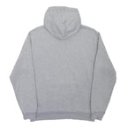 AIR JORDAN Mens Grey Pullover Hoodie S Embroidered Logo Cotton Blend Casual