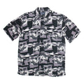 Mens Hawaiian Shirt Black Floral S