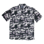 Mens Hawaiian Shirt Black Floral S