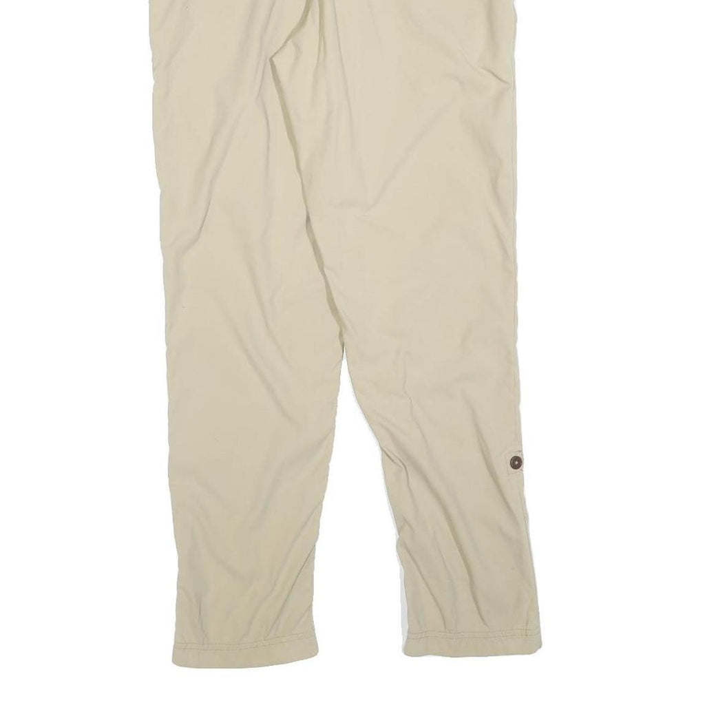 JACK WOLFSKIN Womens Beige Polyester Blend Regular Fit Trousers W30 L28 Outdoor