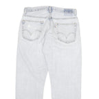 LEVI'S 505 Mens Jeans Blue Regular Straight Denim Light W32 L27 Classic Fit Zip