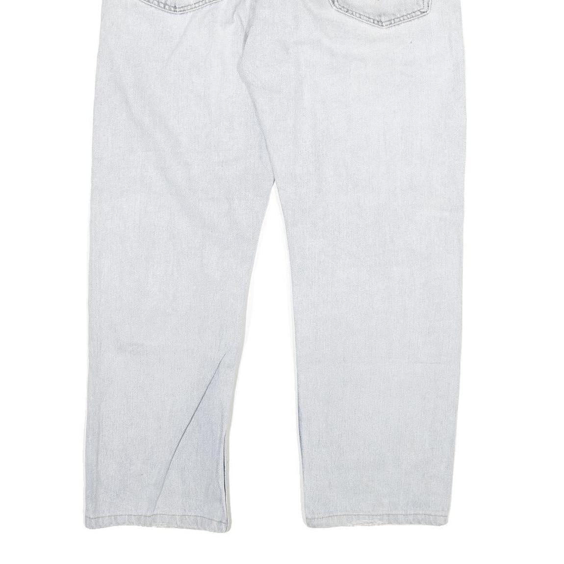 LEVI'S 505 Mens Jeans Blue Regular Straight Denim Light W32 L27 Classic Fit Zip