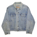 LEVI'S Mens Blue Denim Button Jacket Classic Fit M Long Sleeve Casual Outerwear