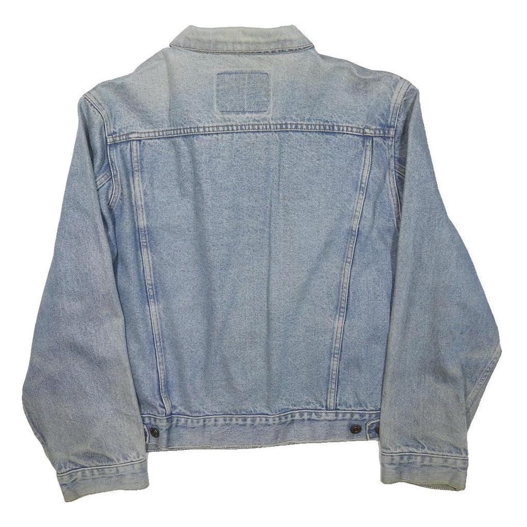 LEVI'S Mens Blue Denim Button Jacket Classic Fit M Long Sleeve Casual Outerwear