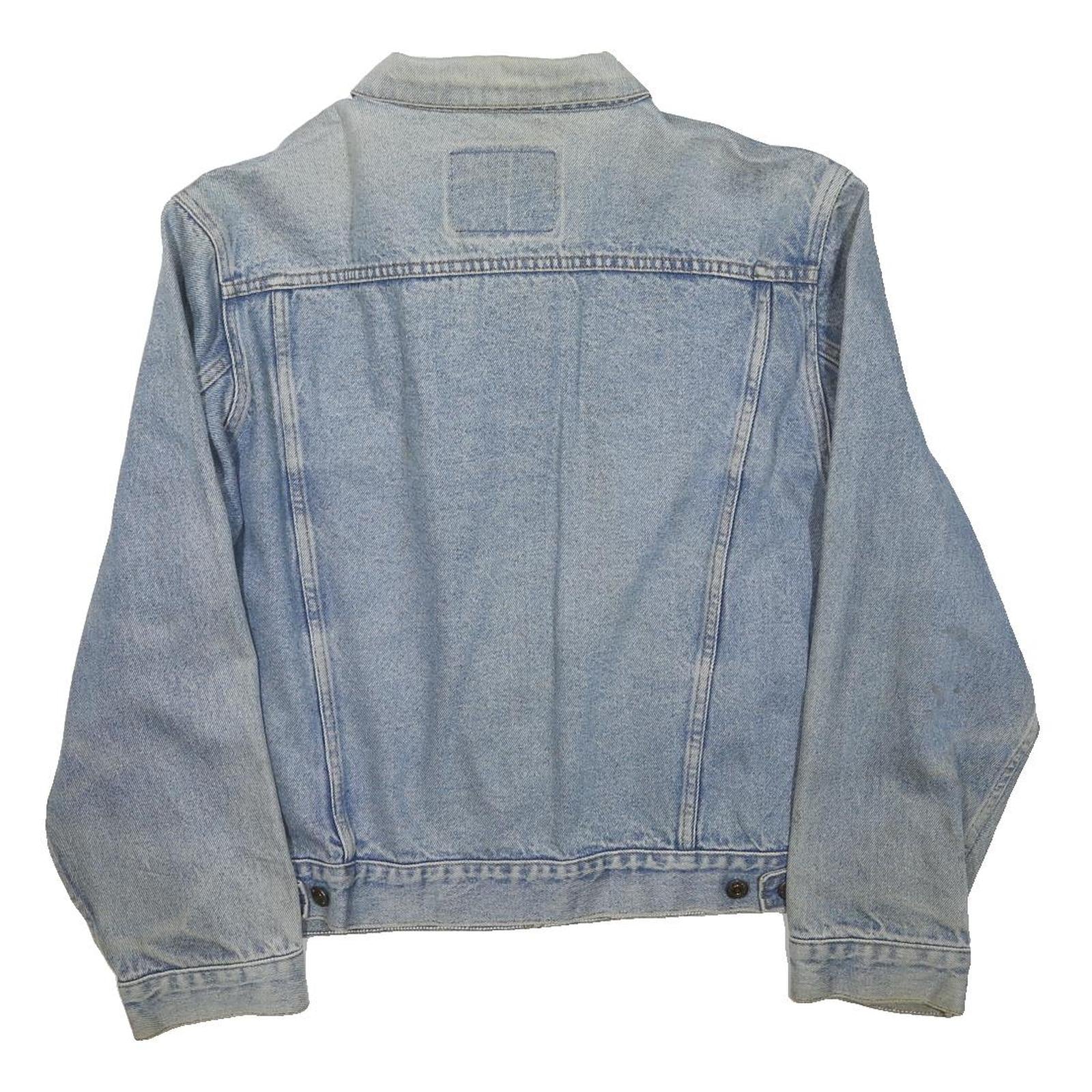 LEVI'S Mens Blue Denim Button Jacket Classic Fit M Long Sleeve Casual Outerwear