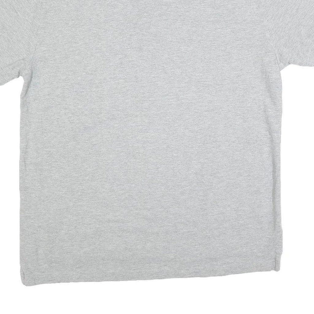 TOMMY HILFIGER Mens Grey Short Sleeve Plain Polo Shirt L Classic Cotton Blend