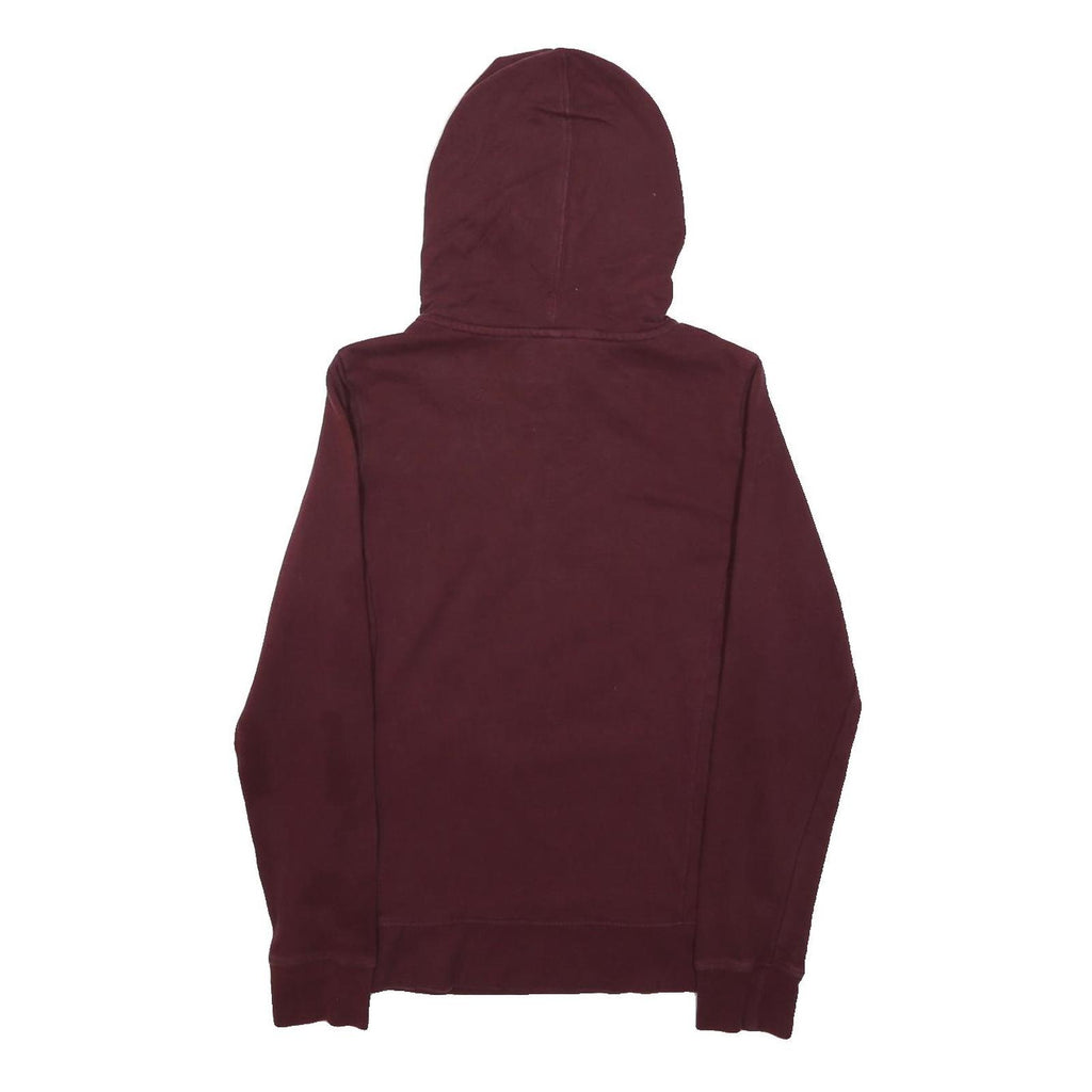 THE NORTH FACE Womens Burgundy Pullover Hoodie S Cotton Blend Warm Casual