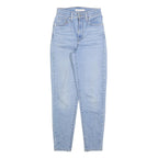 LEVI'S Womens Jeans Blue Slim Skinny Denim Light W24 L28 Zip Cotton Blend
