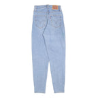 LEVI'S Womens Jeans Blue Slim Skinny Denim Light W24 L28 Zip Cotton Blend