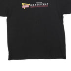 IN-N-OUT BURGER Mens Black Pomona Dragstrip Graphic T-Shirt L Short Sleeve Crew
