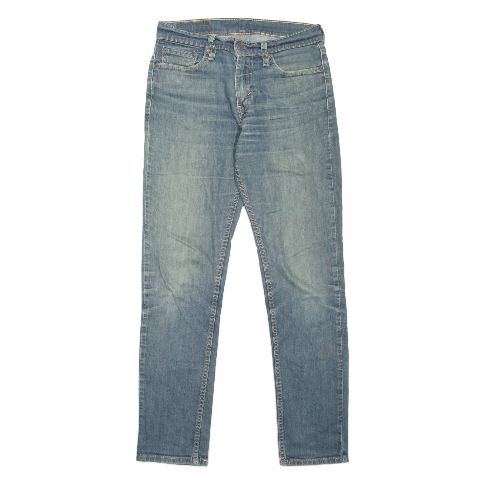 LEVI'S 511 Jeans Mens Blue Slim Straight Stone Wash W30 L32