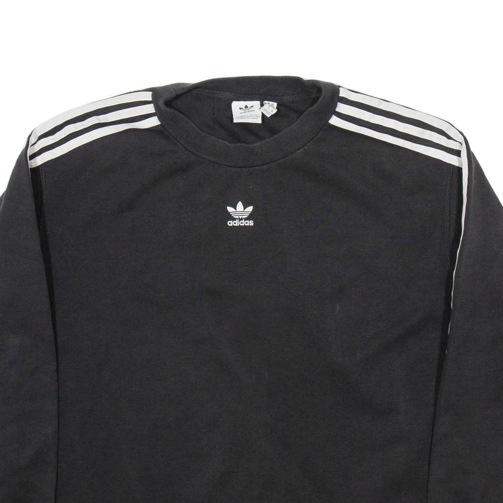 ADIDAS Womens Sweatshirt Black UK 6