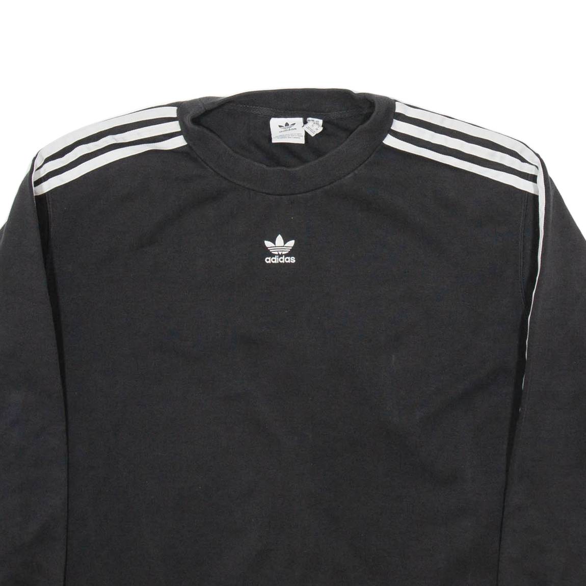 ADIDAS Womens Sweatshirt Black UK 6