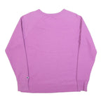 CHAMPION Womens Purple Crew Neck M Sweatshirt Cotton Blend Raglan Sleeve Casual