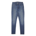 LEVI'S Womens Slim Blue Skinny Denim Medium W27 L32 Zip Cotton Blend Jeans