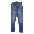LEVI'S Womens Slim Blue Skinny Denim Medium W27 L32 Zip Cotton Blend Jeans