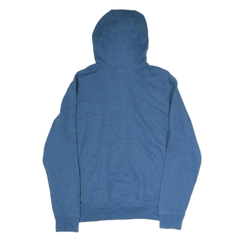 NIKE Mens Blue Pullover Hoodie M Casual Cotton Drawstring Hood Sweatshirt