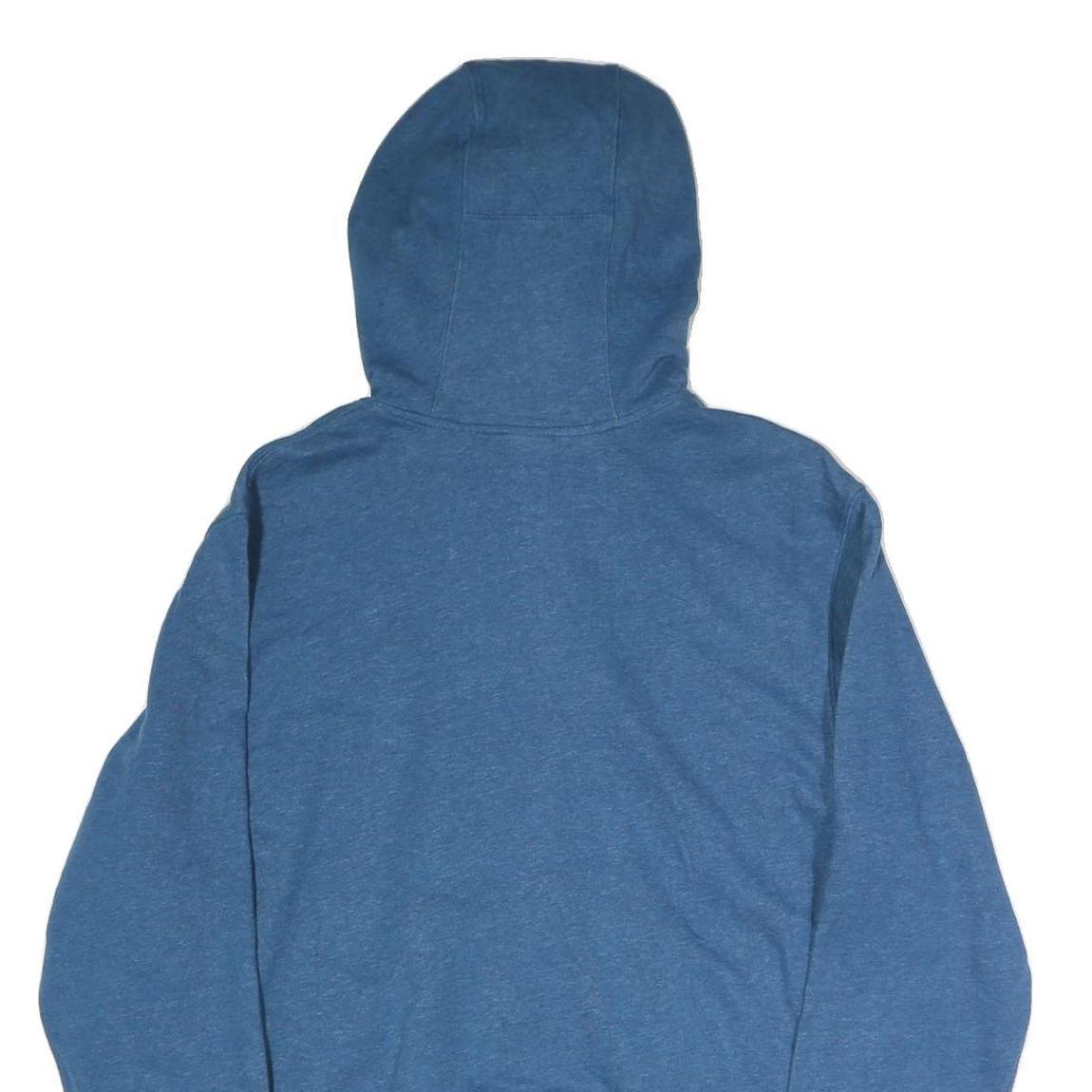 NIKE Mens Blue Pullover Hoodie M Casual Cotton Drawstring Hood Sweatshirt