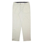 MCGREGOR Mens Cotton Beige Regular Fit Straight Leg Trousers W37 L34 Classic