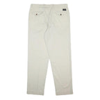 MCGREGOR Mens Cotton Beige Regular Fit Straight Leg Trousers W37 L34 Classic