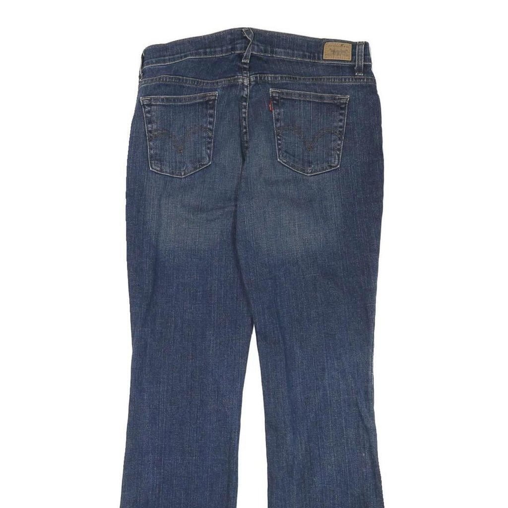 LEVI'S 515 Womens Blue Regular Bootcut Denim Medium W30 L33 Classic Zip Fly